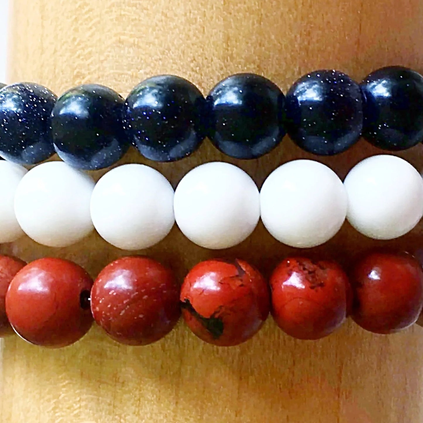 America 250 Bracelet Stack - new earth gifts and beads