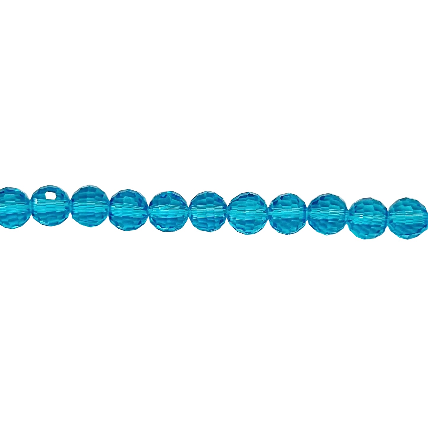Aquamarine Glass Crystals Beads