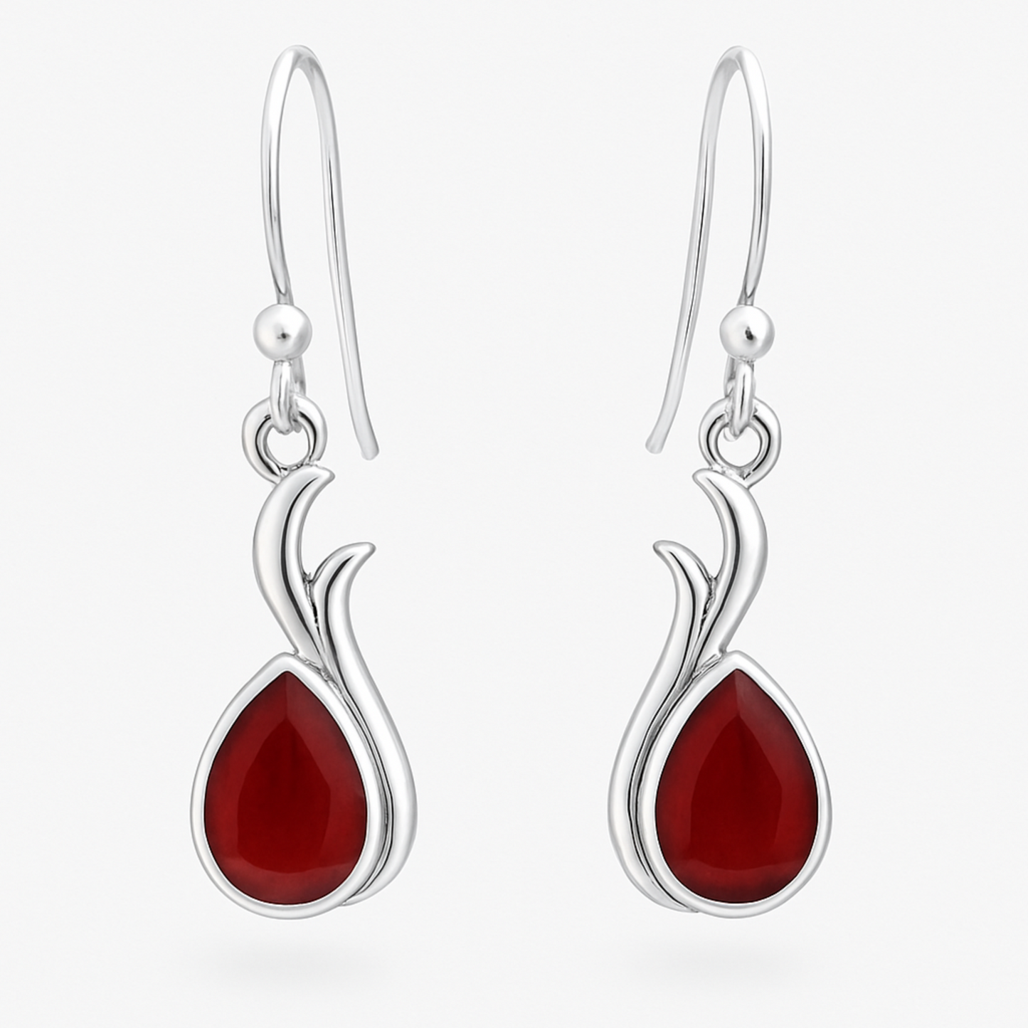 Garnet Faceted Sterling Earrings - New Earth Gifts and Beads