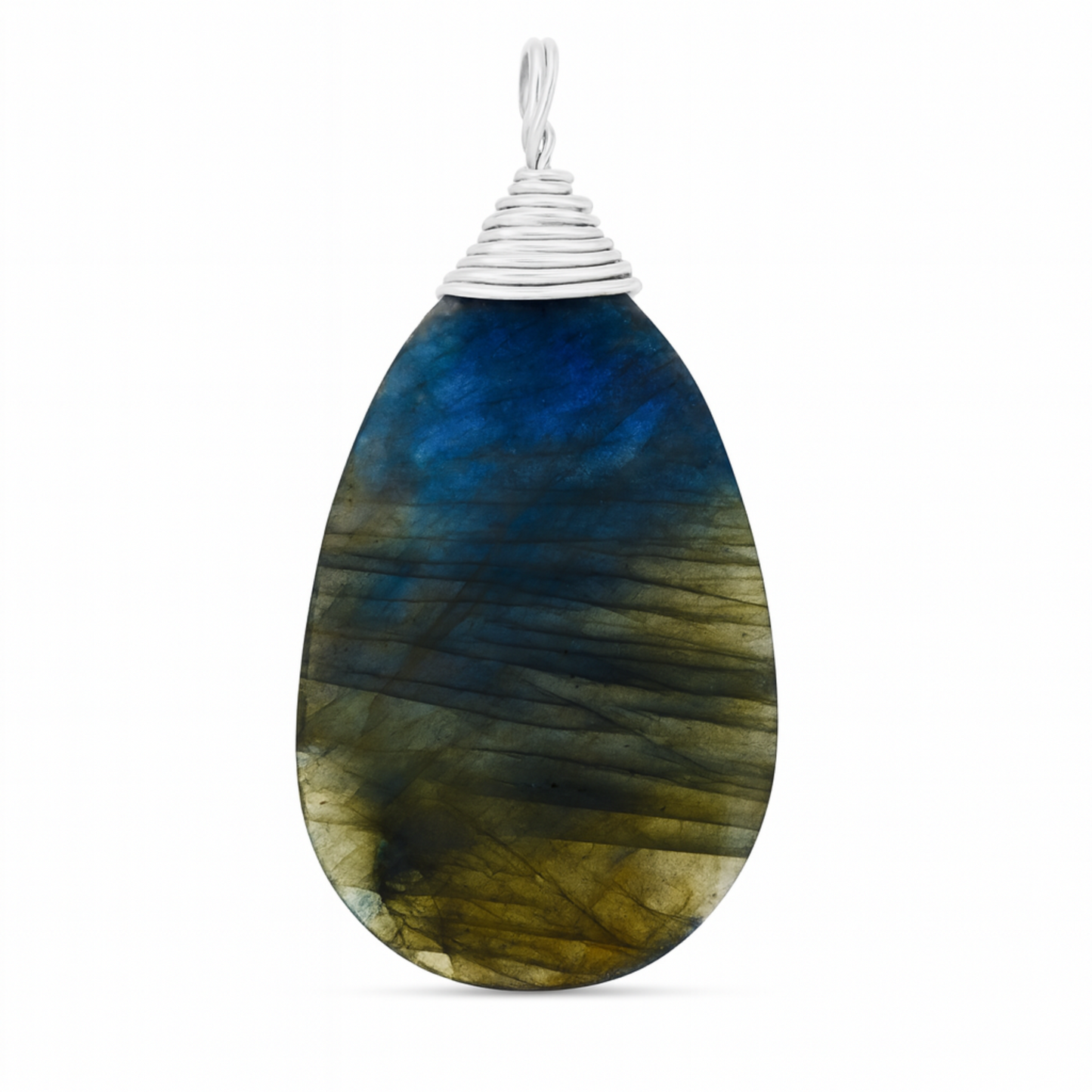 Labradorite Free Form Slice Pendant - New Earth Gifts and Beads