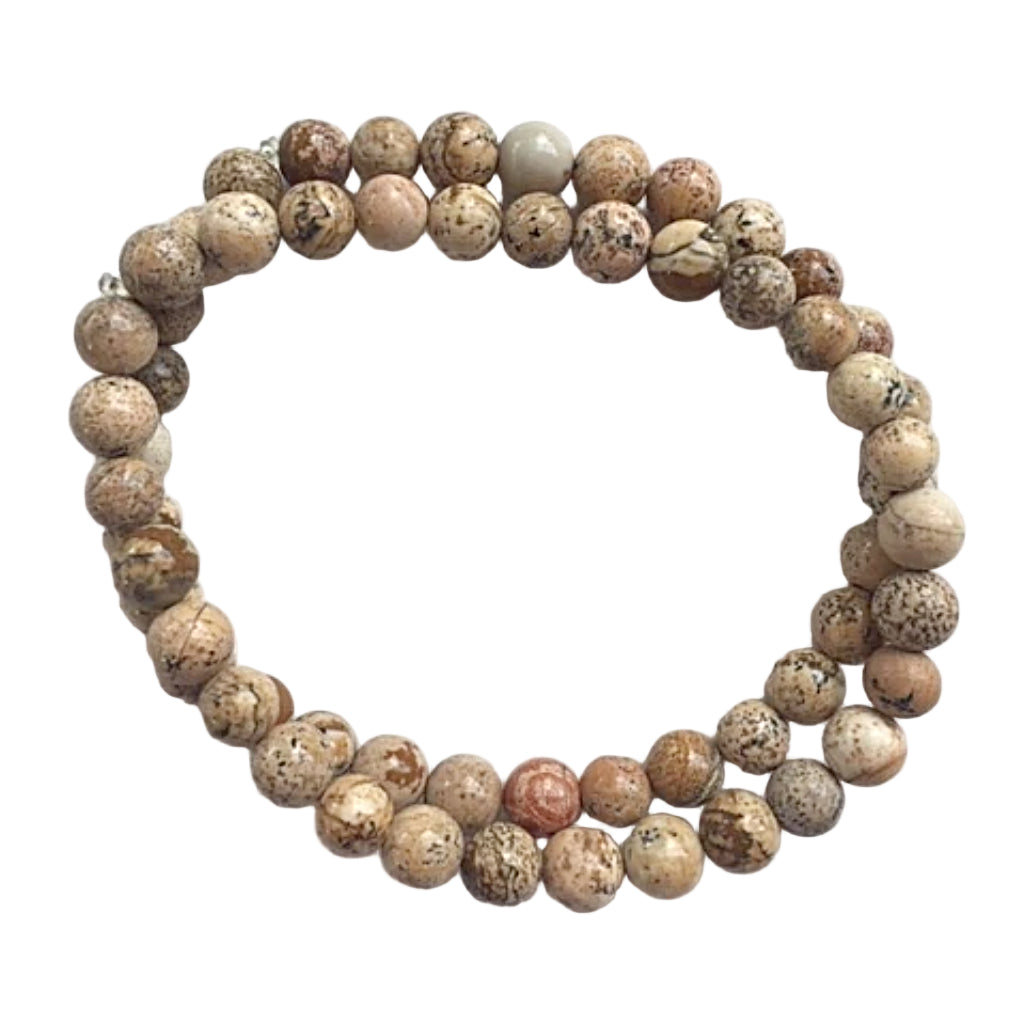 Picture Jasper Power Bracelet for Serenity-8mm | New Earth Gifts