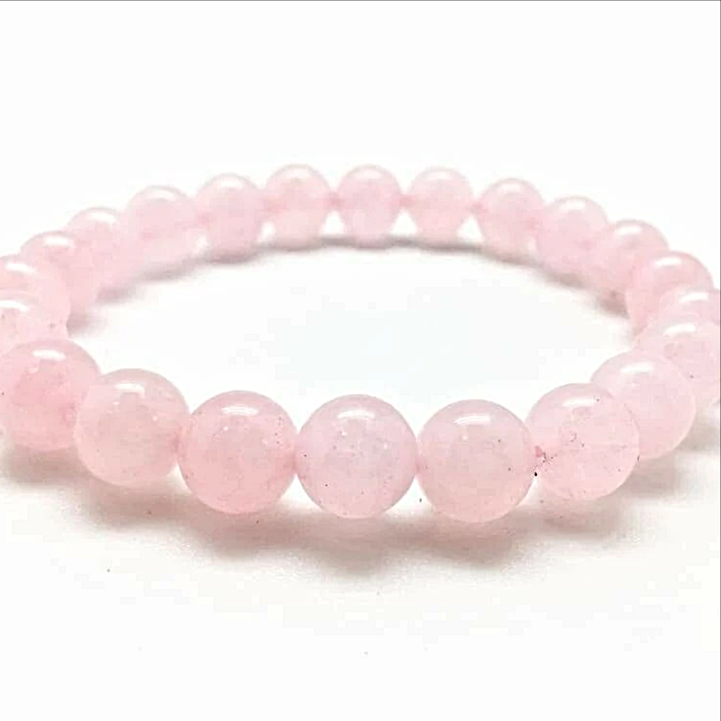Rose Quartz Power Bracelet for Loving Relationships-8mm