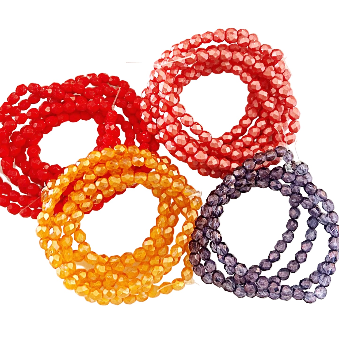 6mm faceted crystal round beads - New Earth Gifts and Beads