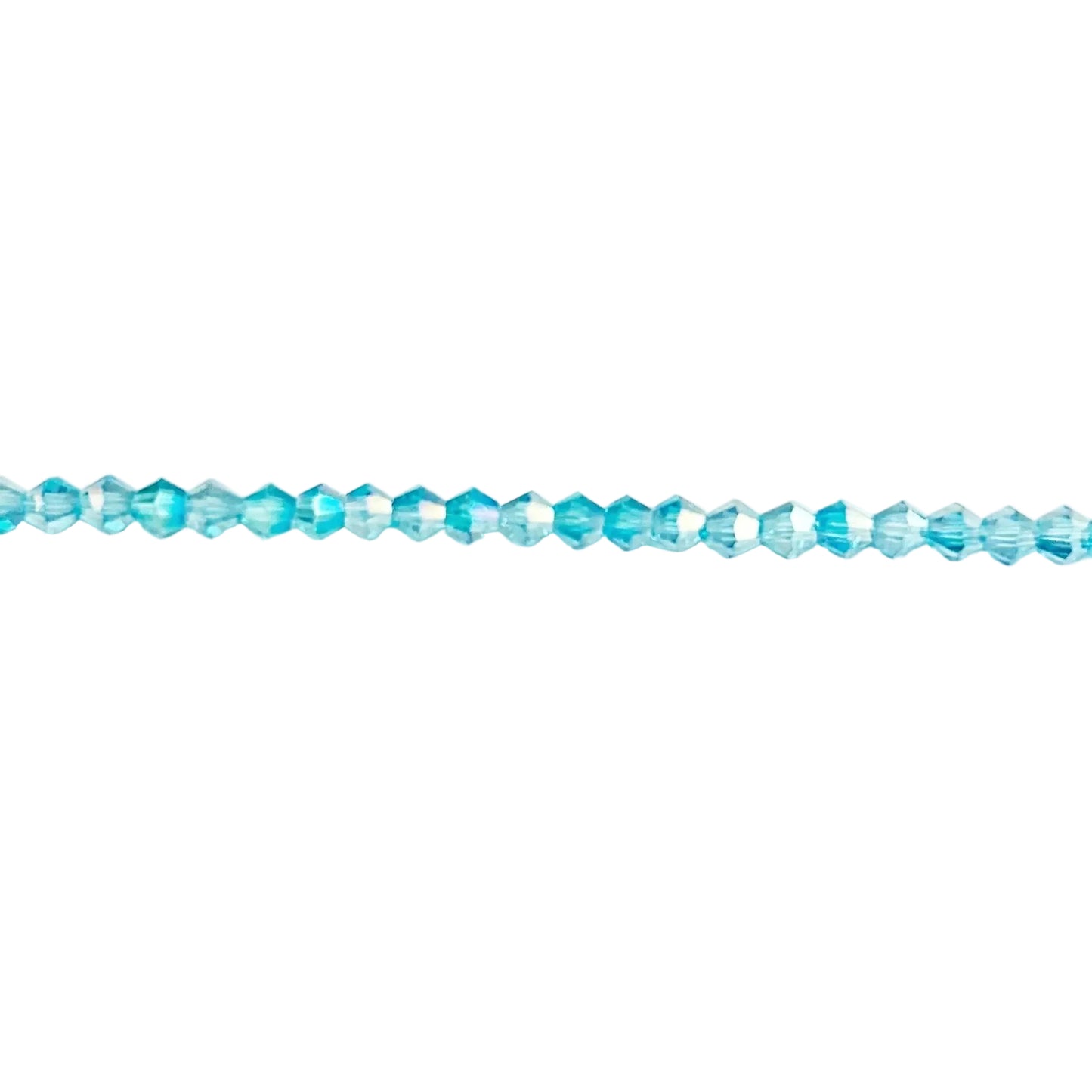 Crystal Aquamarine Blue Faceted Bicone Beads - New Earth Gifts and Beads
