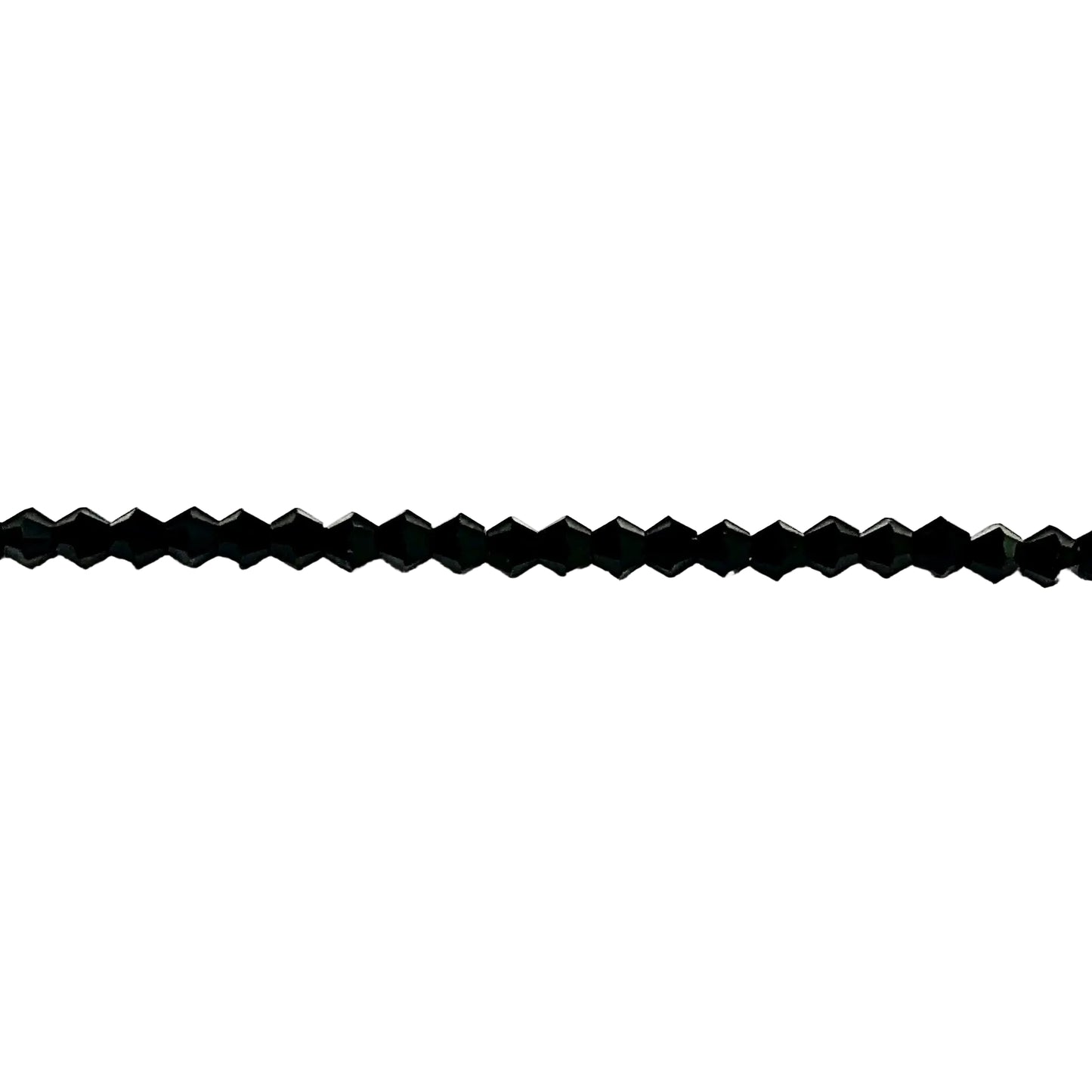 Crystal Black Faceted Bicone Beads —New Earth Gifts and Beads