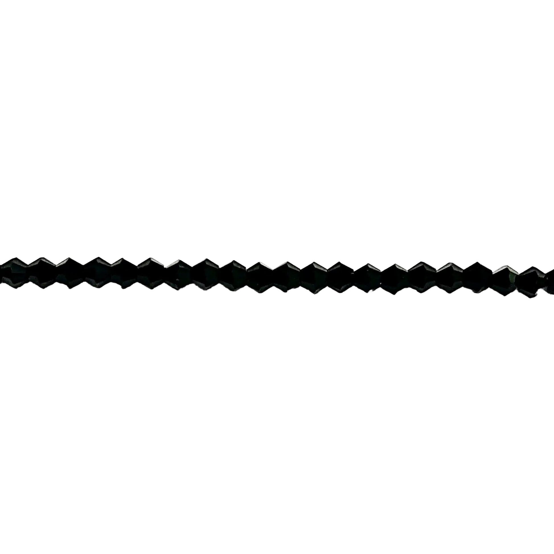 Crystal Black Faceted Bicone Beads —New Earth Gifts and Beads