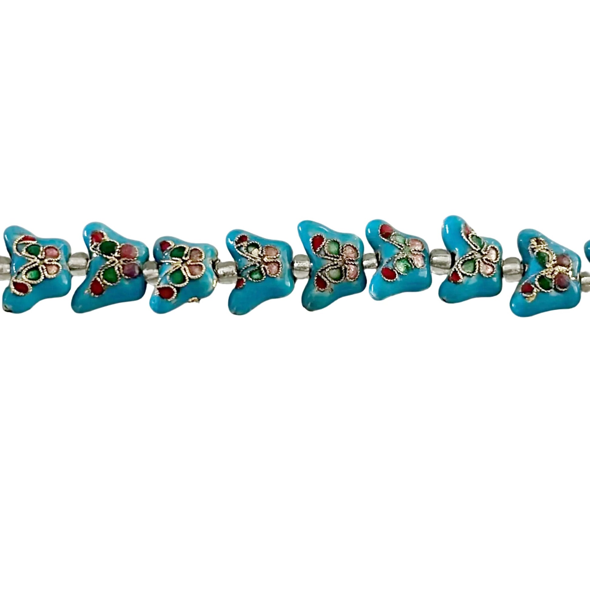 Cloisonné Butterfly Beads - new earth gifts and beads