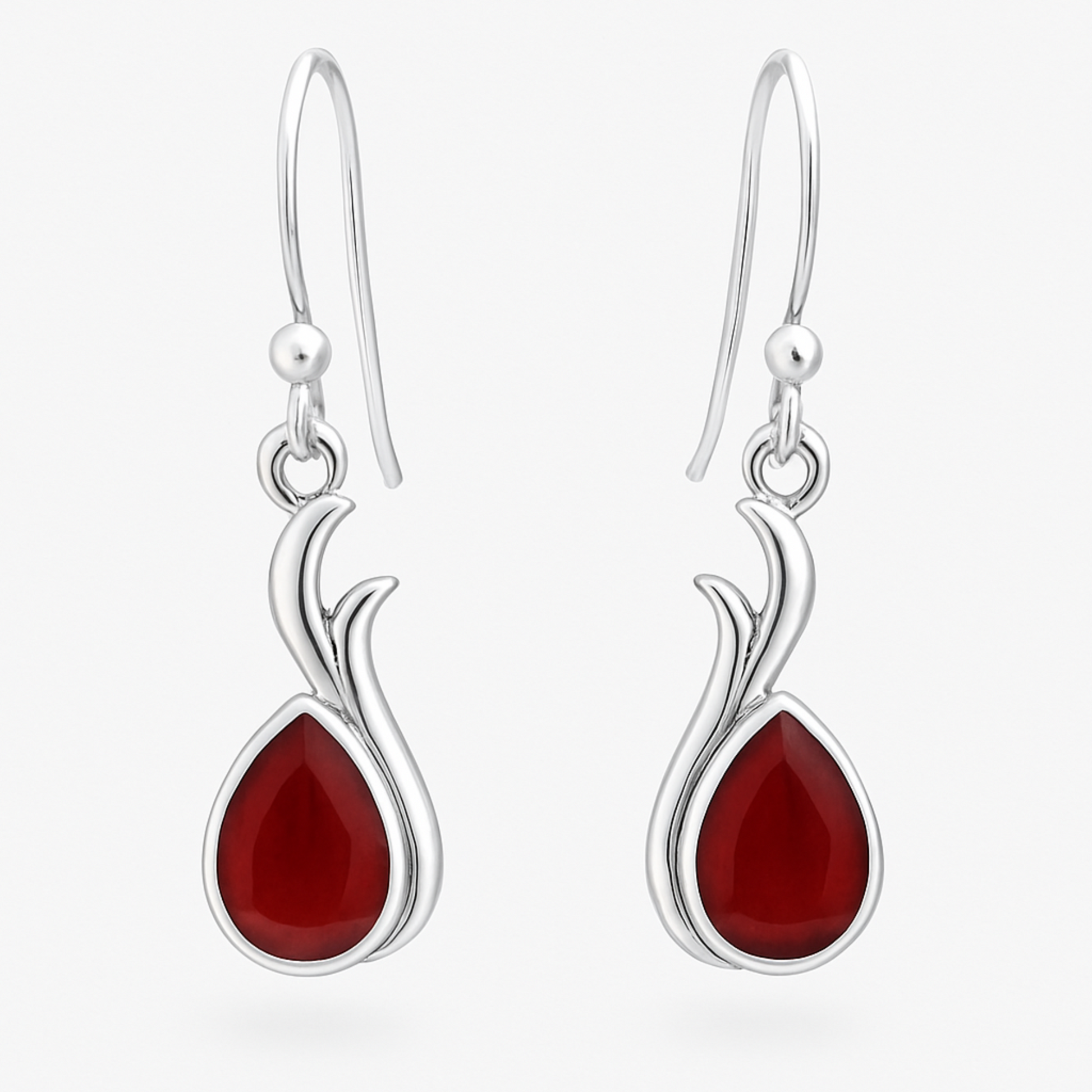 Garnet Faceted Sterling Earrings - New Earth Gifts and Beads