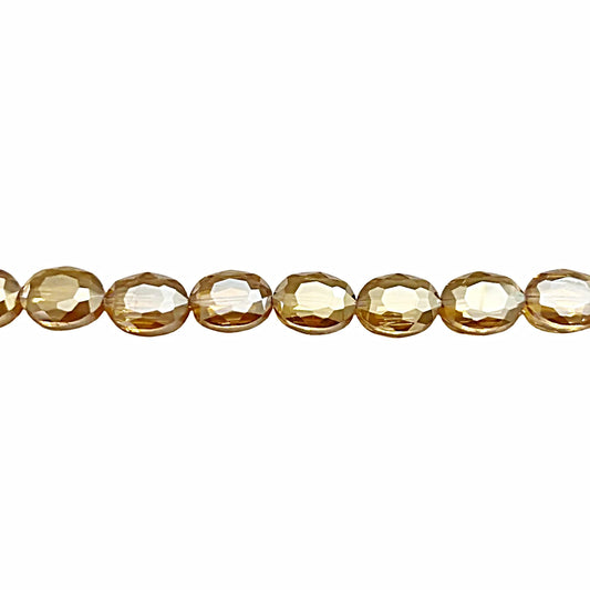 Crystal Thunder Polish Puff Oval Beads - New Earth Gifts and Beads