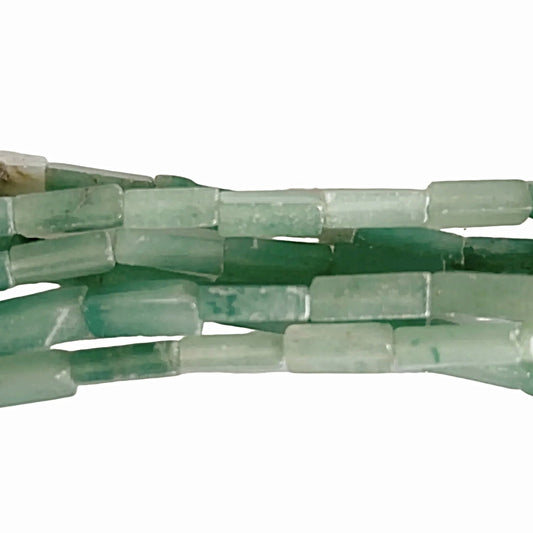 Green Aventurine Rectangle Beads-new earth gifts and beads