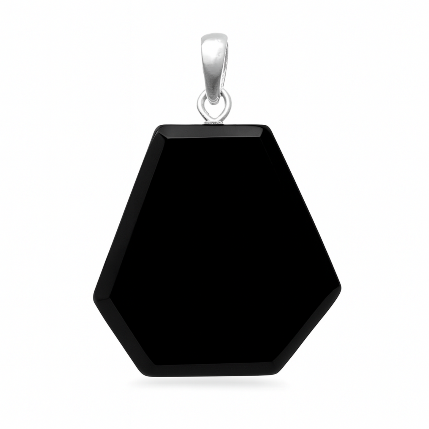 Black Tourmaline Free Form Pendant - New Age Protection Stone - New Earth Gifts and Beads