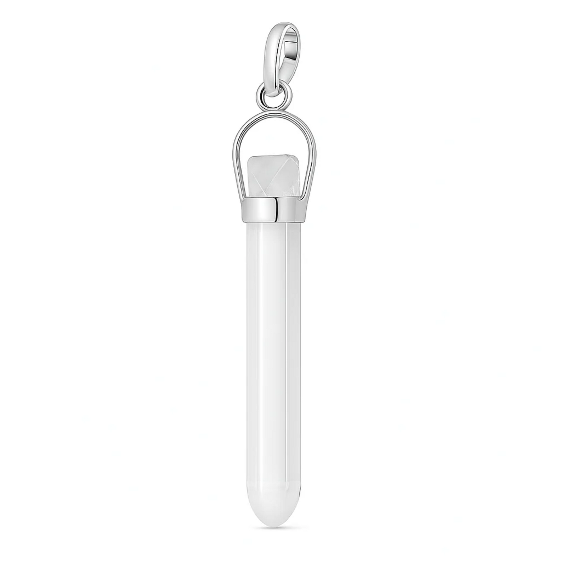 Crystal Quartz Pencil Quartz Point Pendant - New Earth Gifts