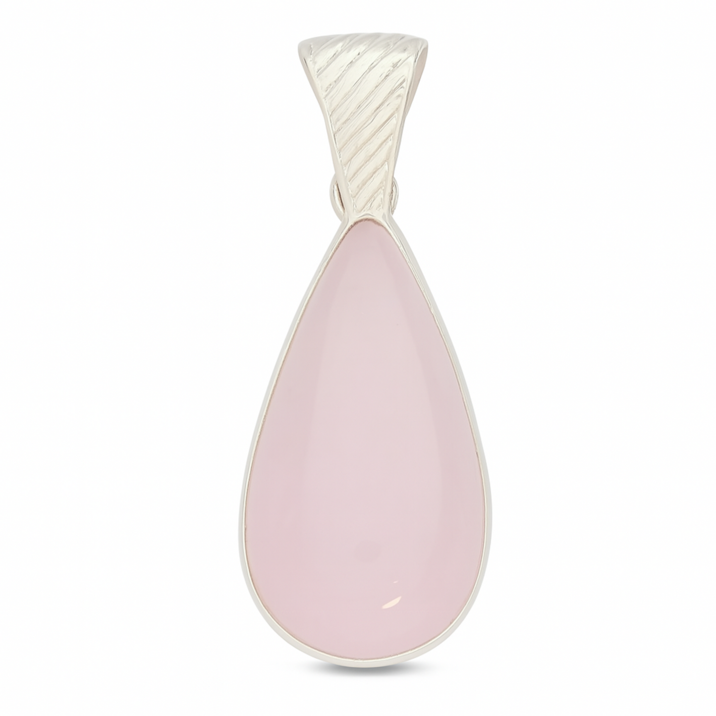 Rose Quartz Teardrop Pendant - New Earth Gifts and Beads