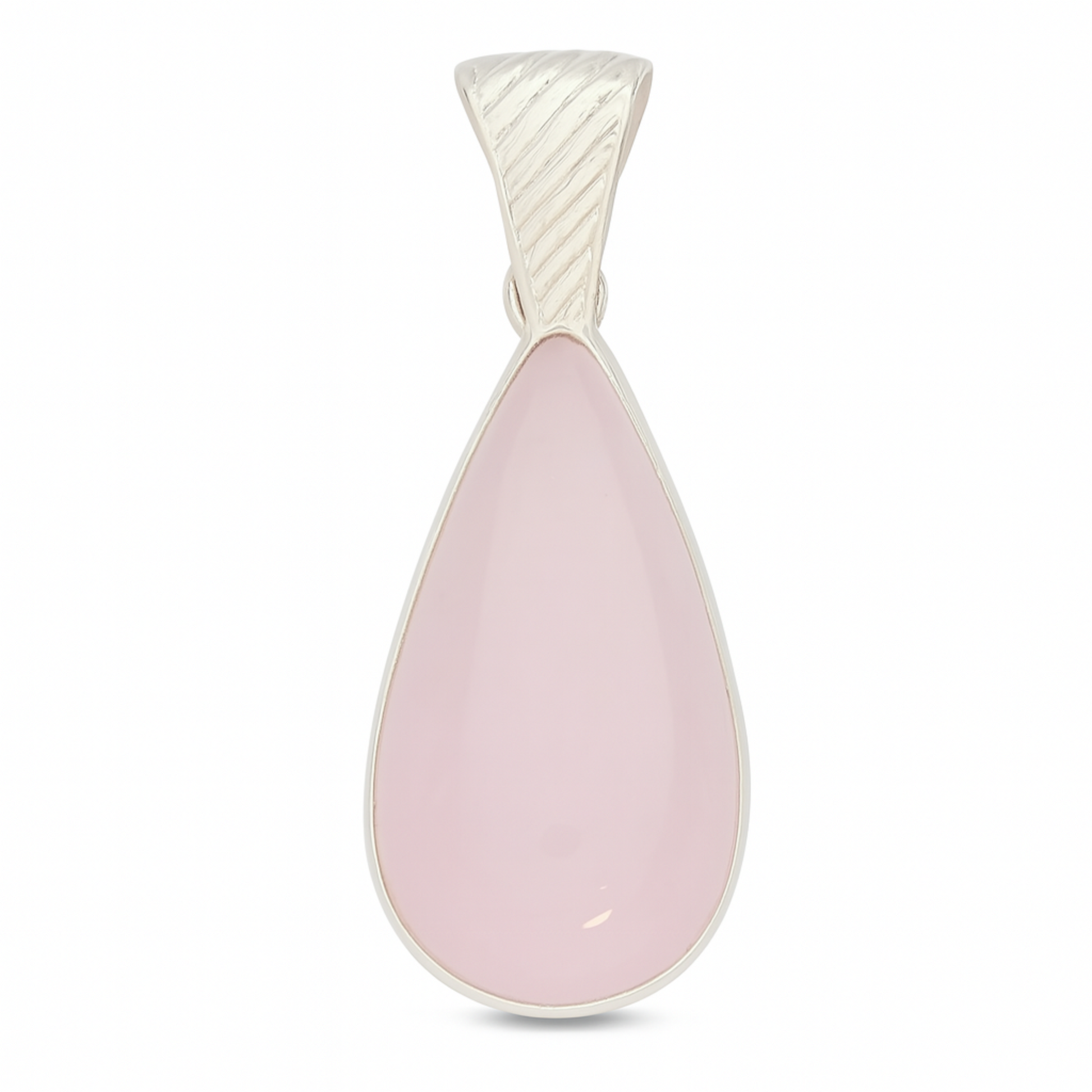 Rose Quartz Teardrop Pendant - New Earth Gifts and Beads
