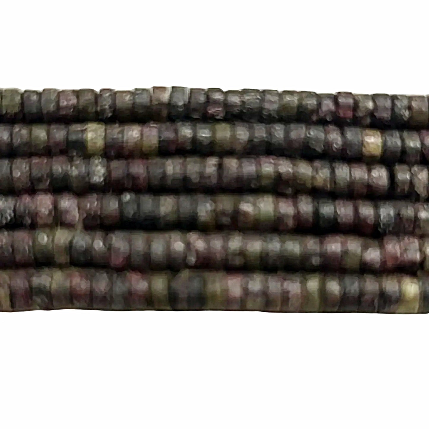 Brown Dravit Tourmaline Heishi Beads - new earth gifts and beads