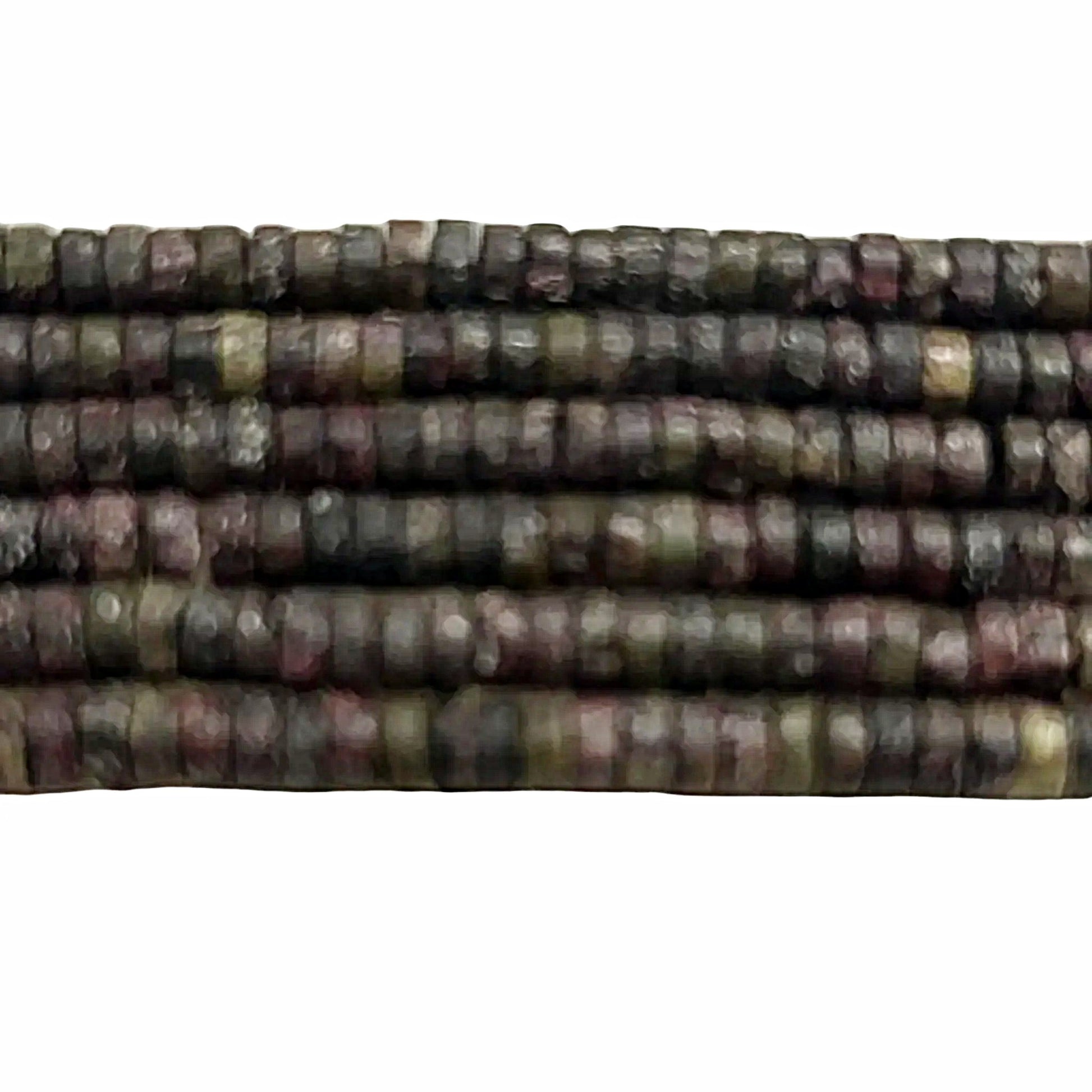 Brown Dravit Tourmaline Heishi Beads - new earth gifts and beads