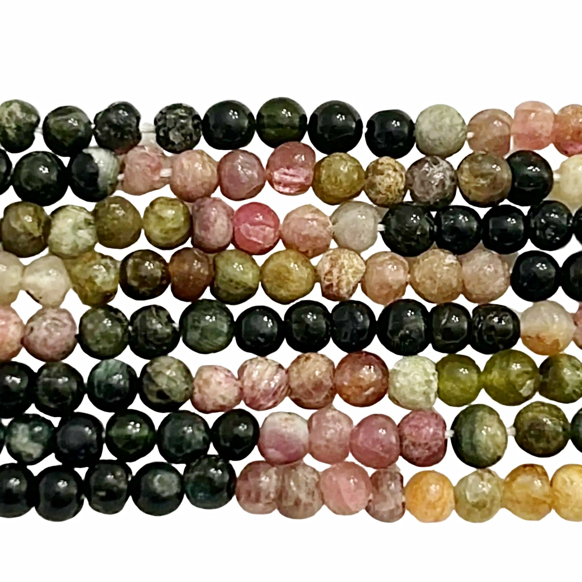 Watermelon Tourmaline Faceted Beads-new earth gifts and beads