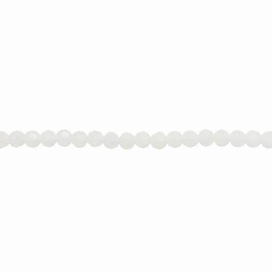 Crystal White Round Beads 4mm – Thunder Polish Glass -  New Earth Gifts and Beads