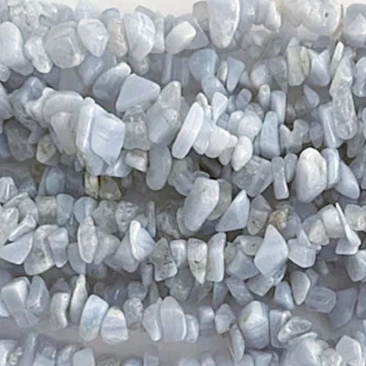 blue lace chip beads - new earth gifts and beads