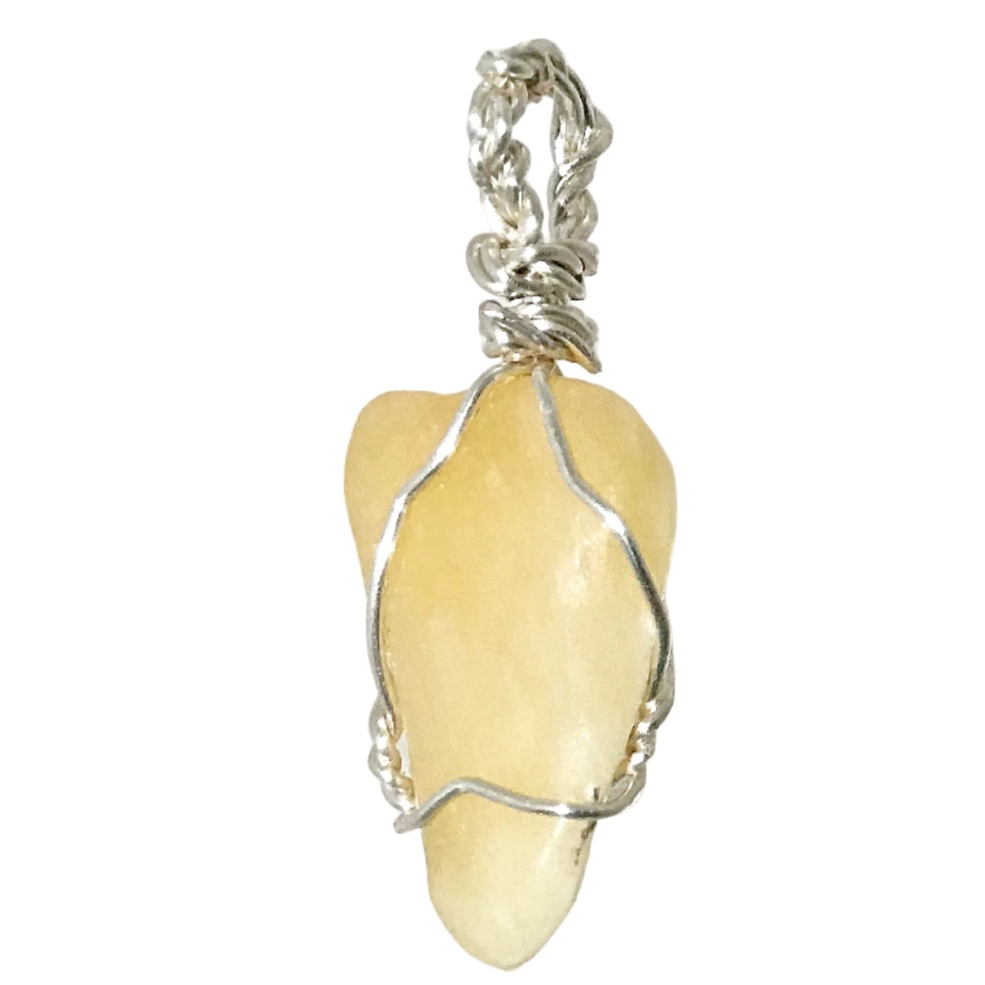 Tumbled Gemstone Pendant - Calcite For Sale New Earth Gifts