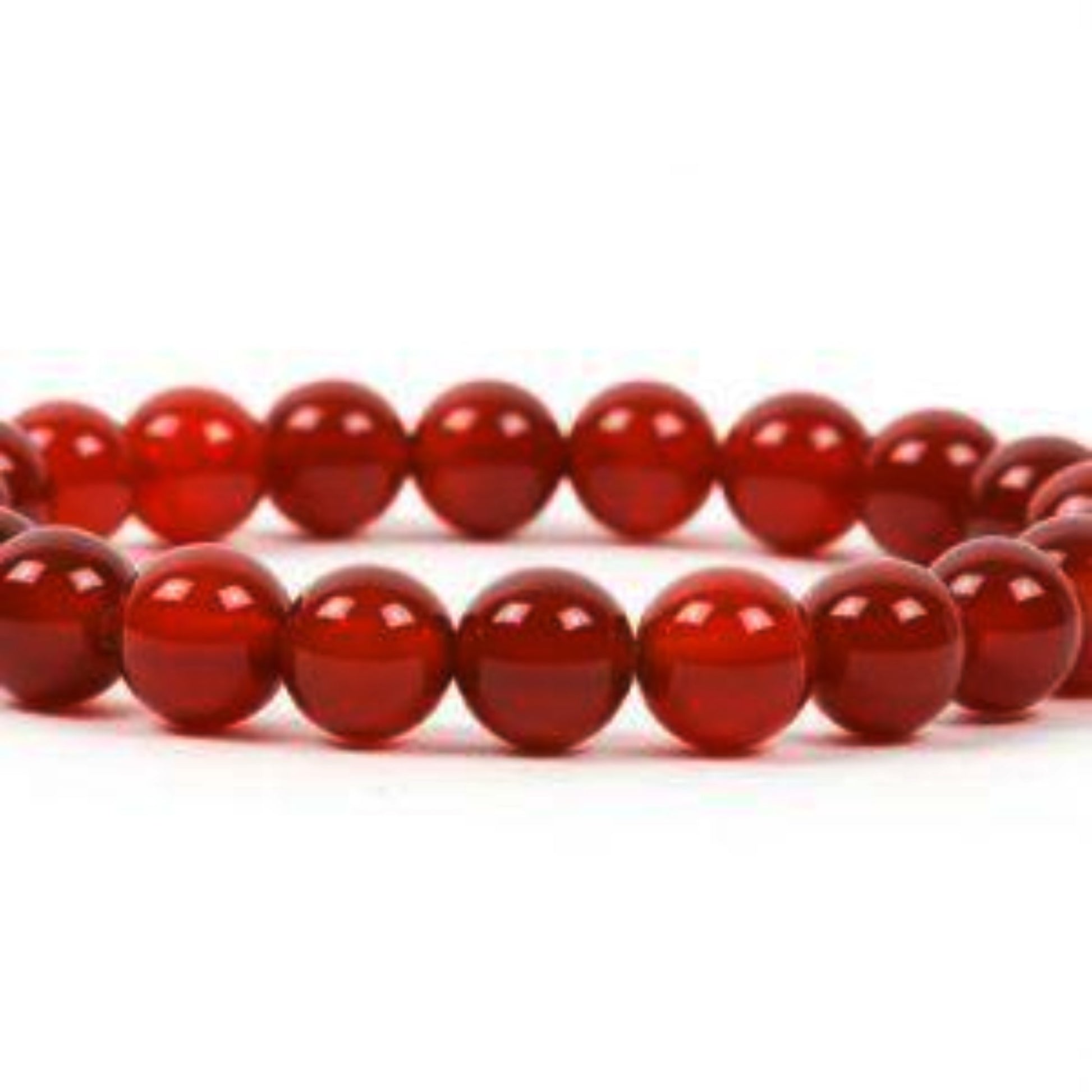 Carnelian Power Bracelet for Creativity and Vitality-6mm - New Earth Gifts