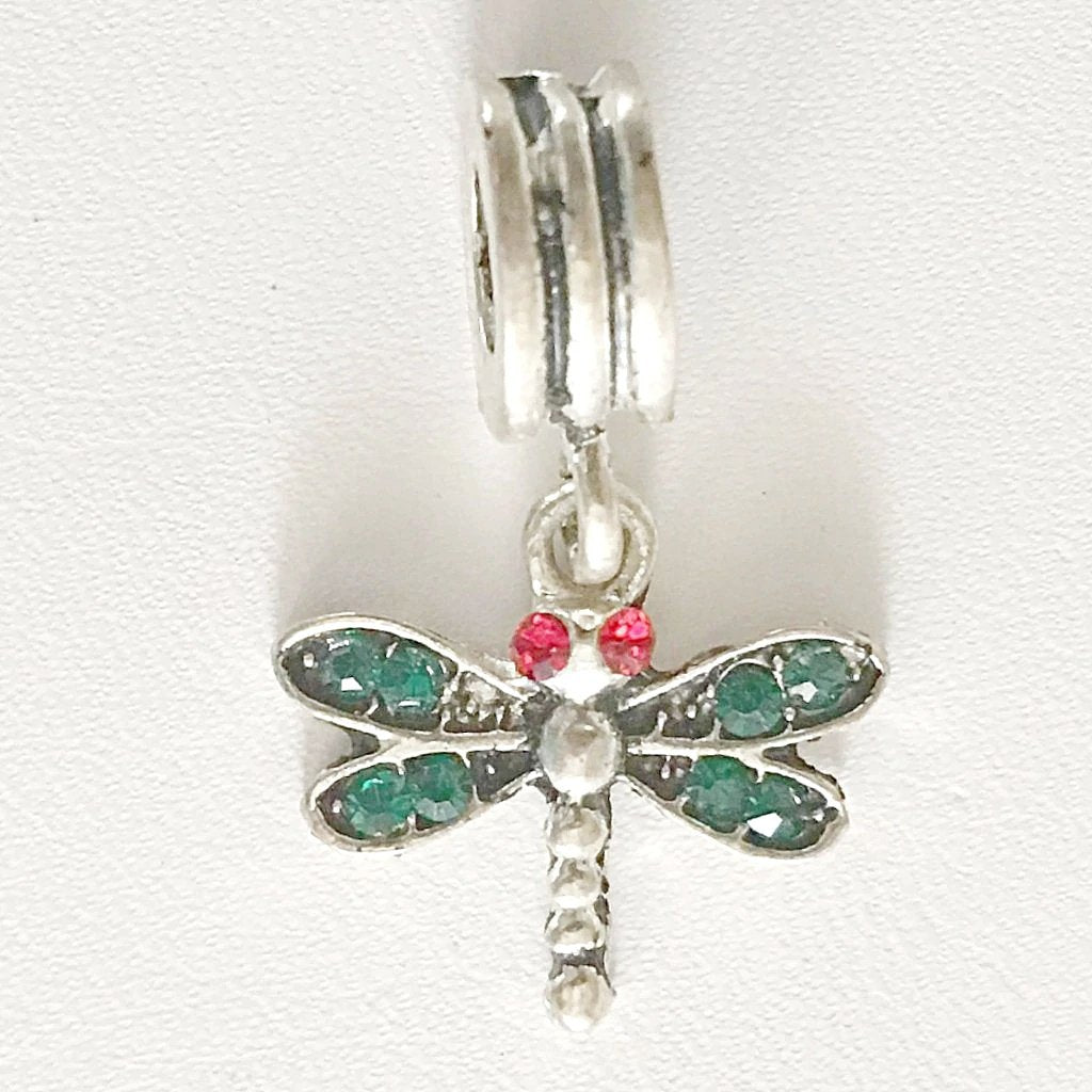 Dragonfly Large Hole Dangle Charm | New Earth Gifts