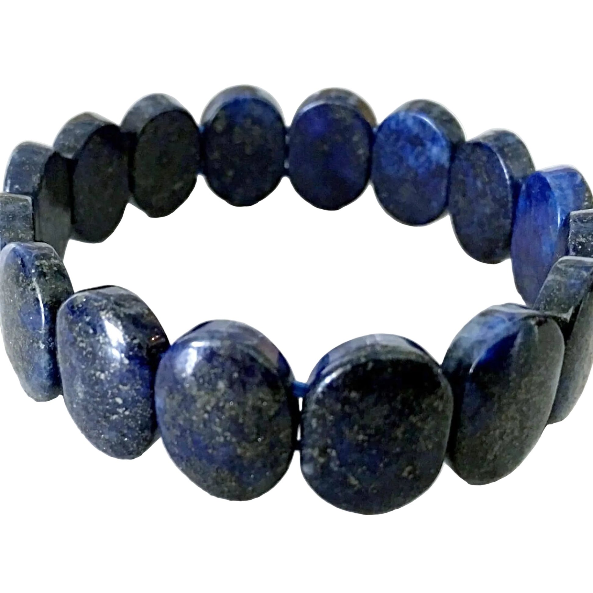 Lapis Double Drilled Beaded Bracelet - New Earth Gifts