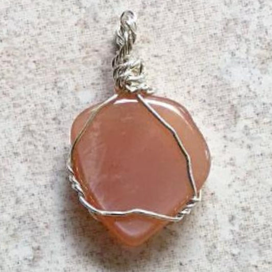 Natural Genuine Moonstone Pendants Silver Wiring For Sale New Earth Gifts