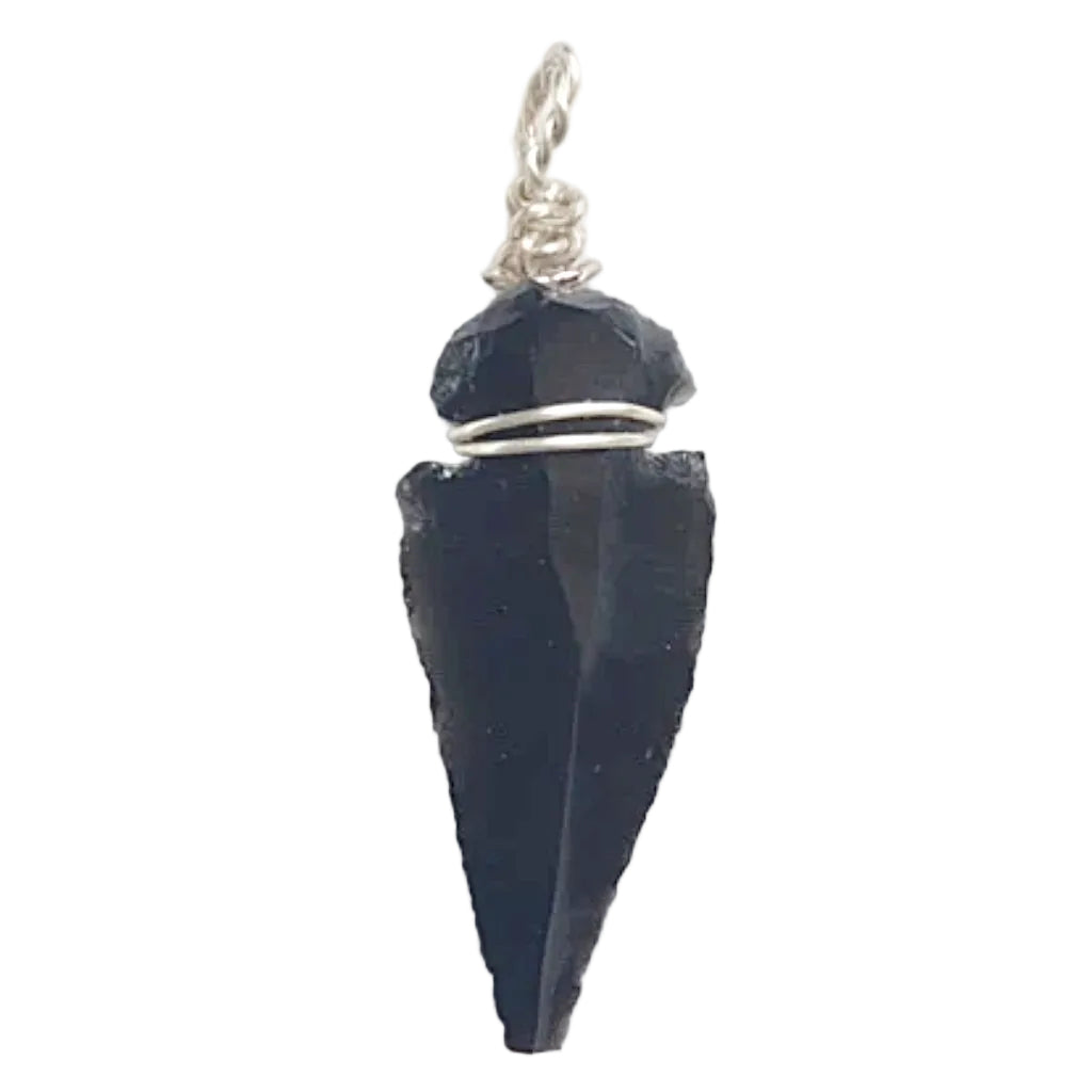 Obsidian Arrow pendant - New Earth Gifts and Beads