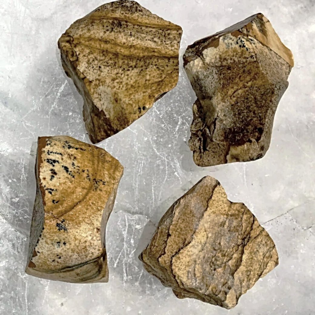 Picture Jasper 1 pc Natural Stone-New Earth Gifts and Beads