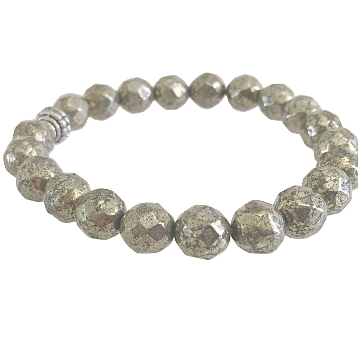 Pyrite Faceted Power Bracelet - New Earth Gifts