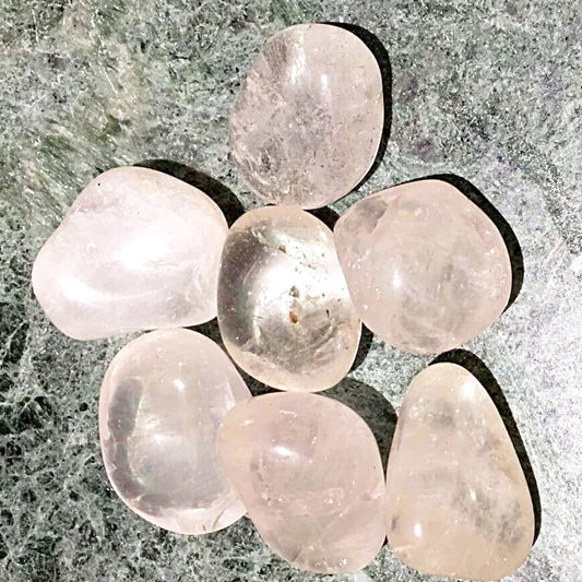 Clear Quartz Crystal Tumbled Stone 1 pc  -New Earth Gifts