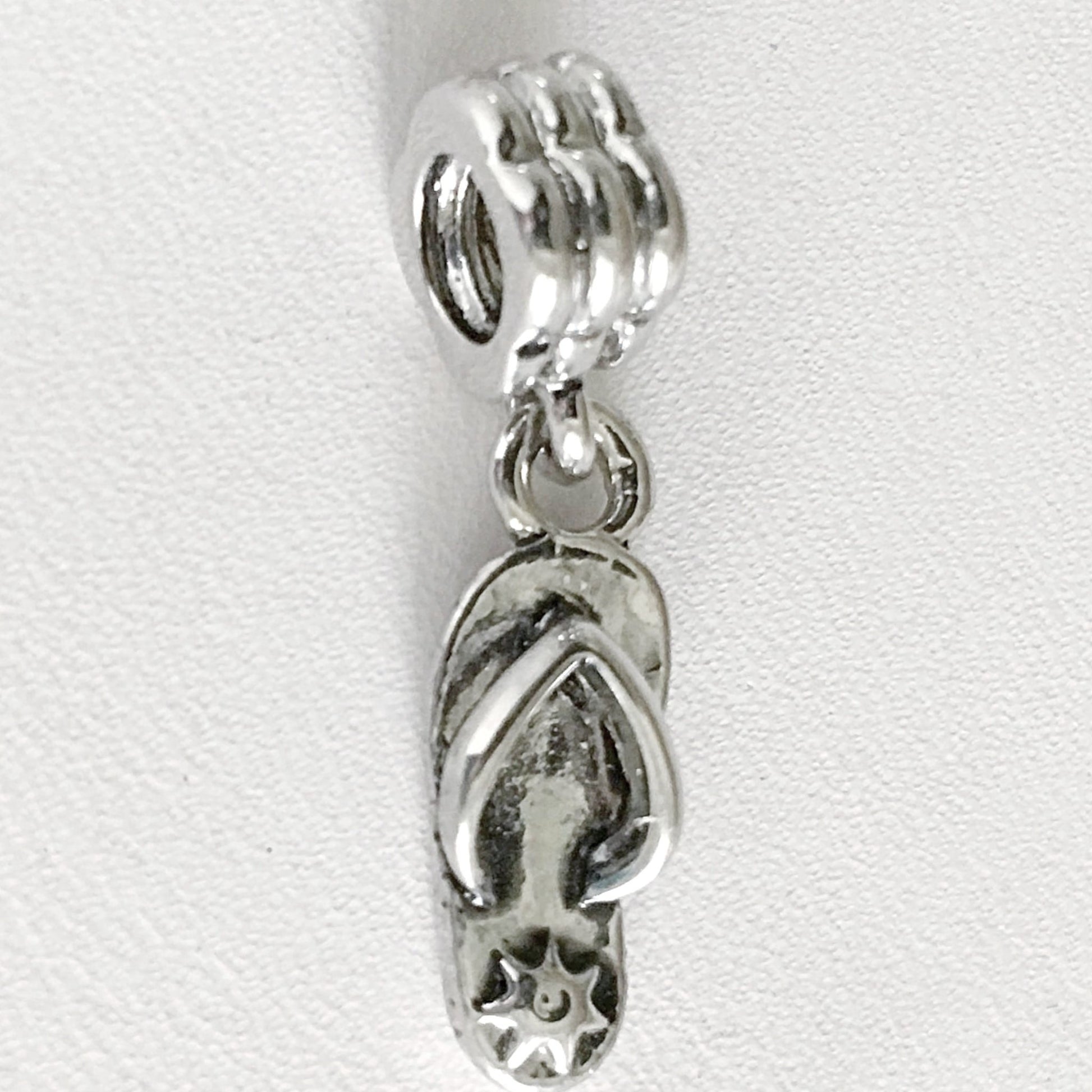 Flip Flop Large Hole Dangling Charm | New Earth Gifts