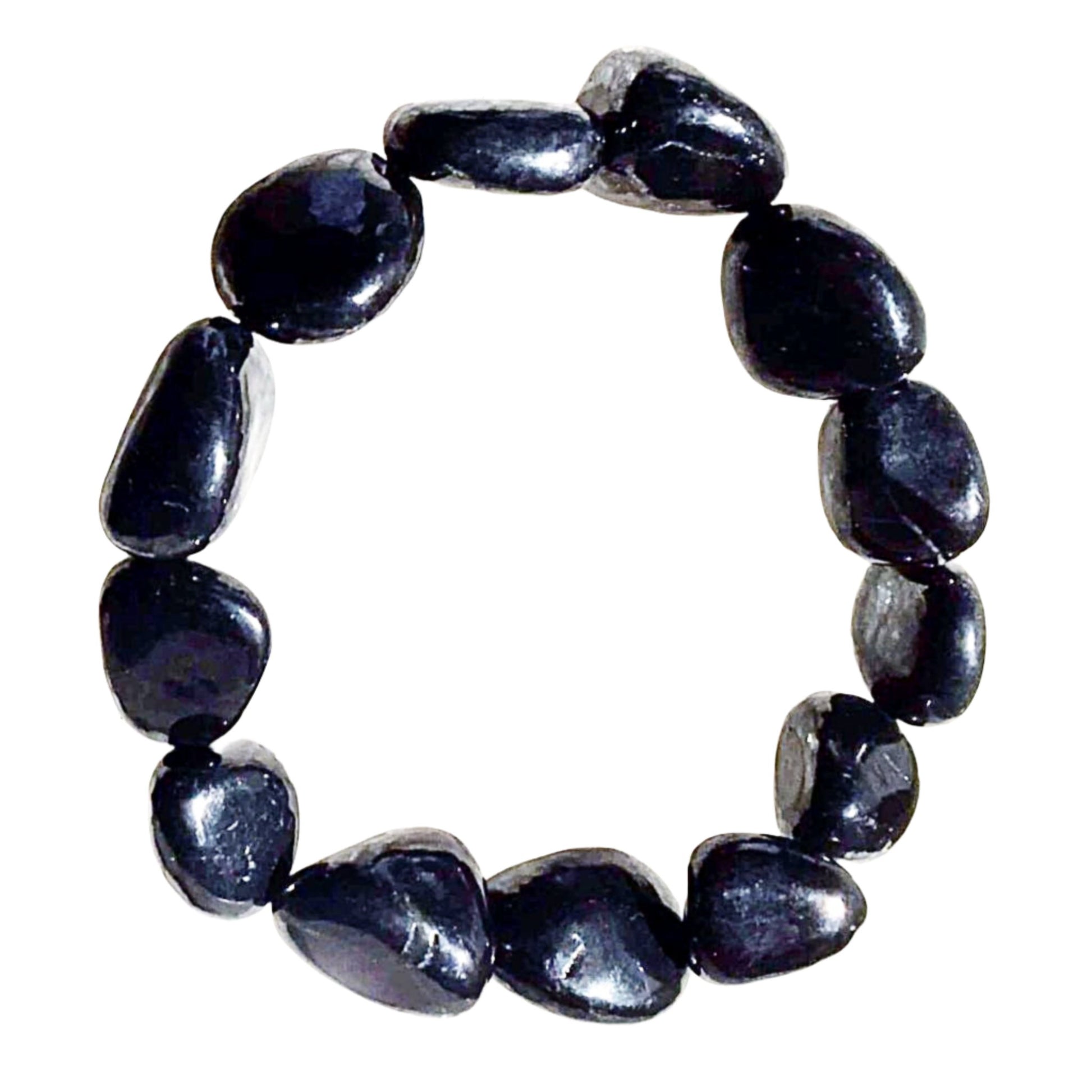 Shungite Natural Tumbled Stone Bracelet - New Earth Gifts