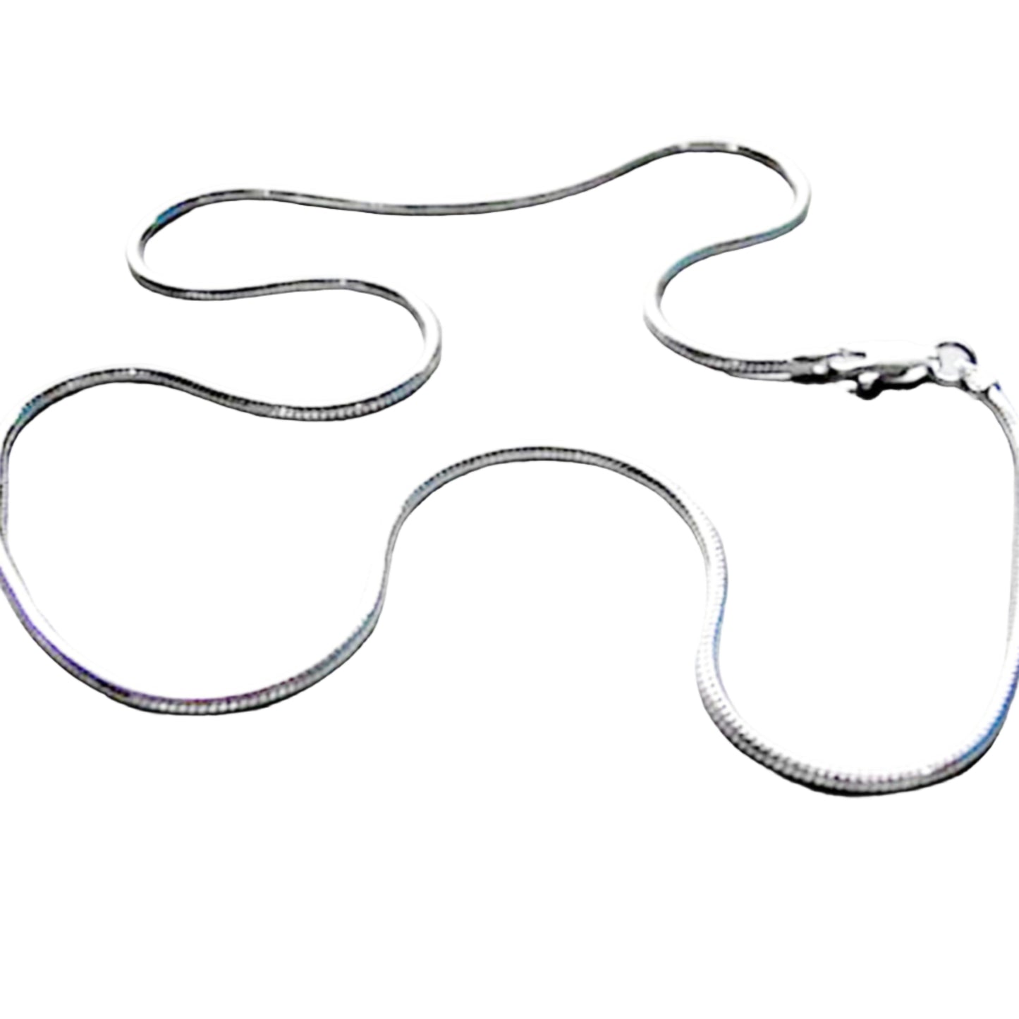 Sterling Silver 1mm Snake Chain in 16-18-20 inch lengths - New Earth Gifts and Beads