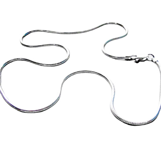 Sterling Silver 1mm Snake Chain in 16-18-20 inch lengths - New Earth Gifts and Beads