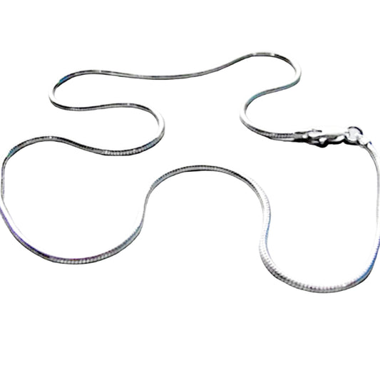 Sterling Silver 2mm Snake Chain Available in 16-18-20 inch lengths - New Earth Gifts and Beads